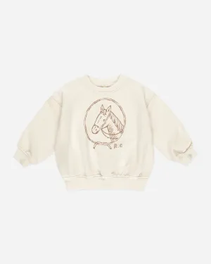 Relaxed Sweatshirt || Horse