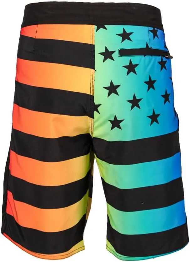 S A Company Men's 4-Way Stretch Board Shorts