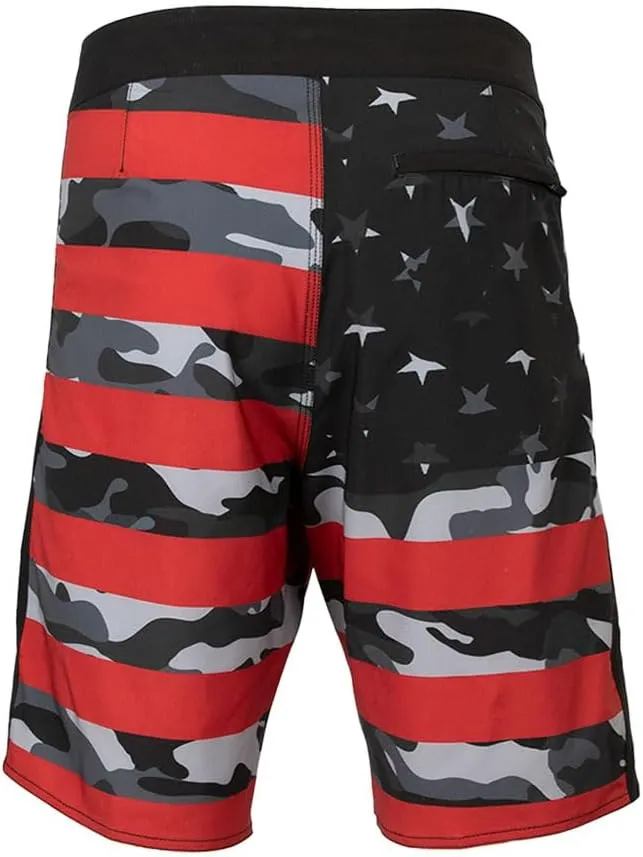 S A Company Men's 4-Way Stretch Board Shorts