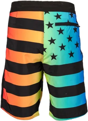 S A Company Men's 4-Way Stretch Board Shorts