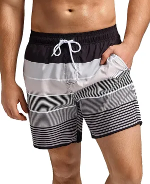 SILKWORLD Mens Swimming Trunks 5 Inch Inseam Swim Shorts Summer Bathing Suit Swimwear Beachwear with Pockets