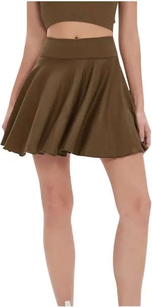 Skorts Skirts for Women High Waisted Flowy Mini Tennis Golf Skirts Athletic Workout Skort with Pockets 2025 Summer