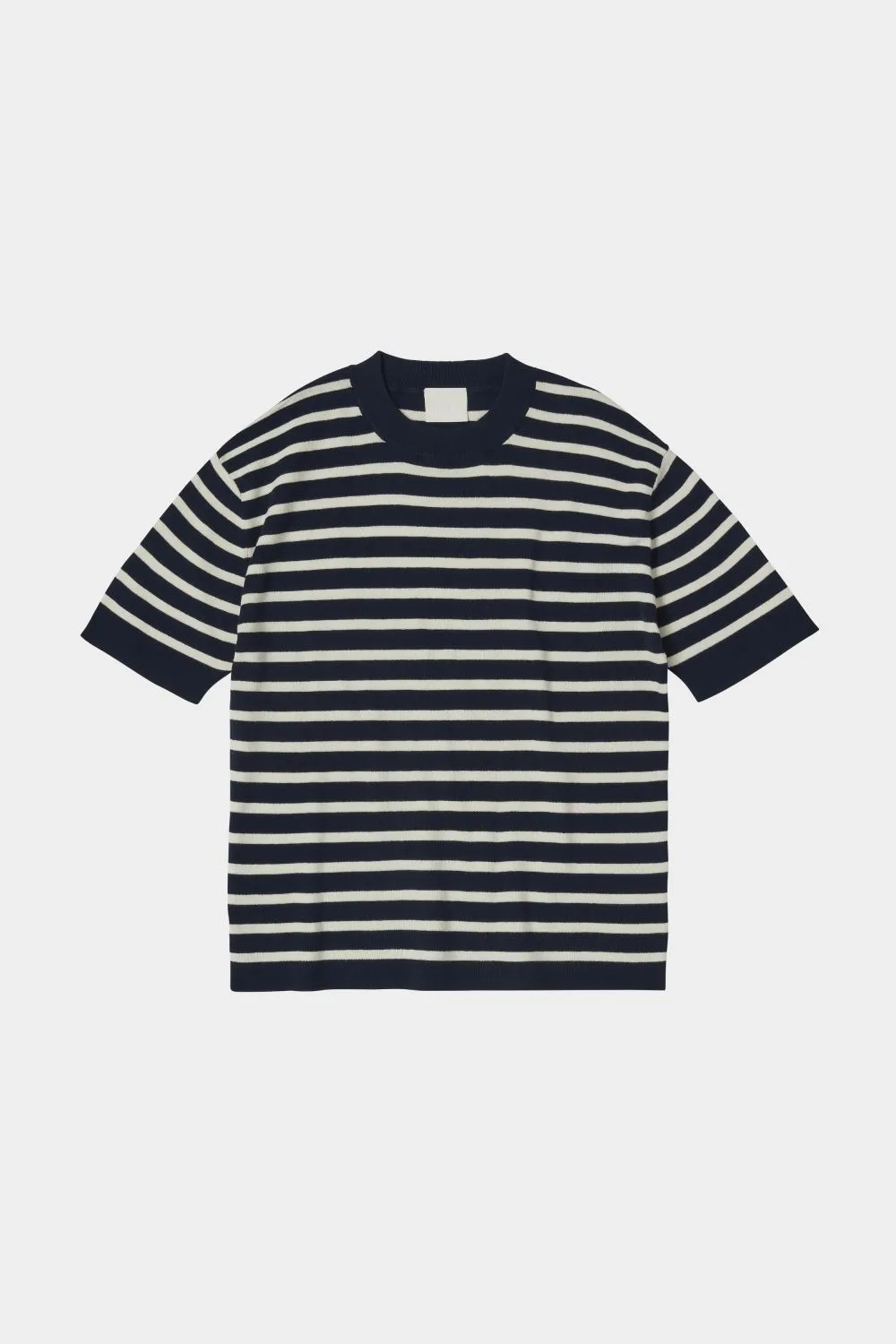 Striped Tee (Dark Navy/Ecru) - FUB