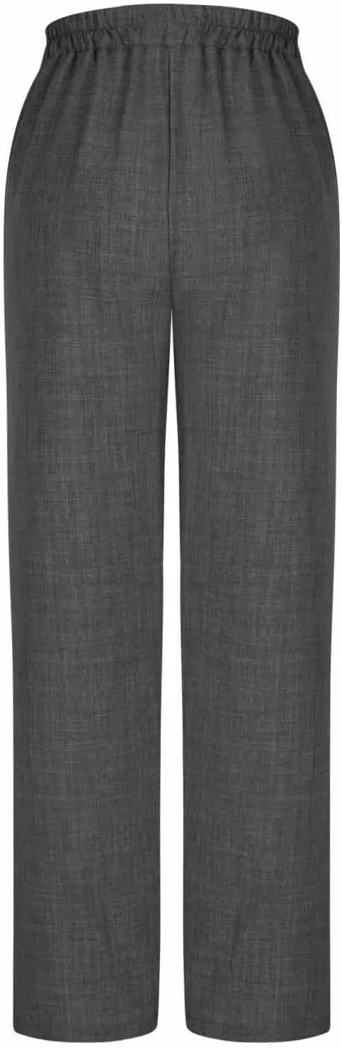 Summer Pants for Women 2025 Dressy High Waisted Linen Pants Women Button Beach Wide Leg Trousers with Pockets