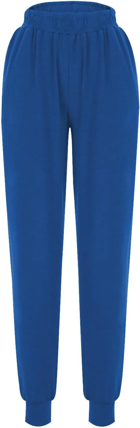 Sweatpants for Women with Pockets Stretch High Waist Jogger Sweat Pants Loose Fit Casual Lightweight Workout Trousers