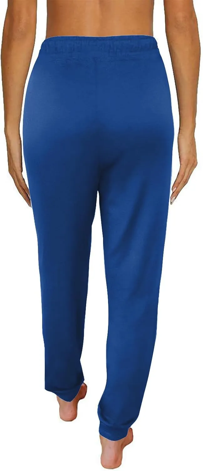 Sweatpants for Women with Pockets Stretch High Waist Jogger Sweat Pants Loose Fit Casual Lightweight Workout Trousers