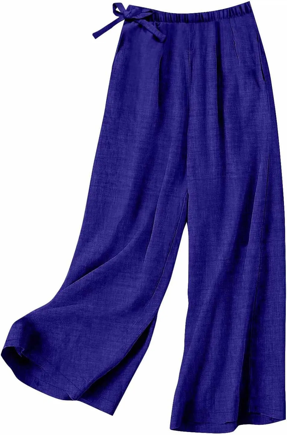 TARIENDY Womens High Waisted Pants 2025 Summer Casual Trousers Wide Leg Lightweight Pants Elastic Drawstring Comfy Pants