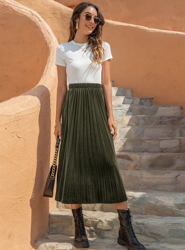 TastyHottie - A Casual Pleated Skirt