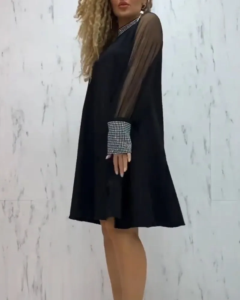 TastyHottie - Elegant A-Line Long Sleeve Dress