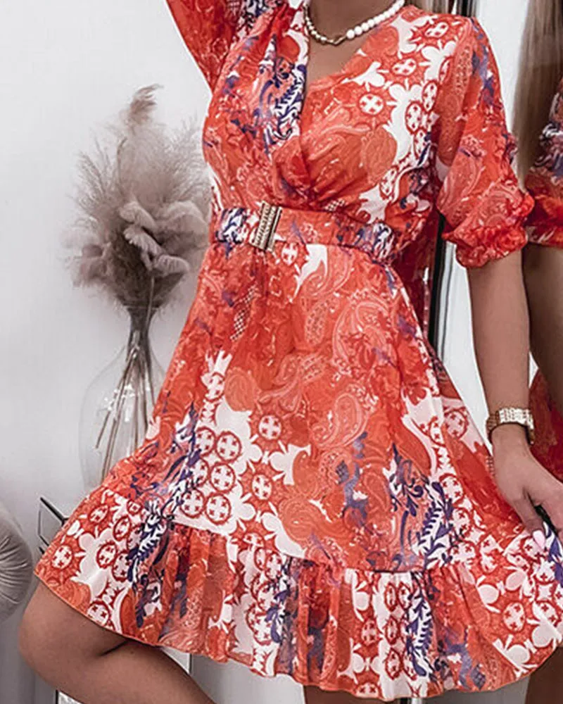 TastyHottie - Fashion print elegant dress