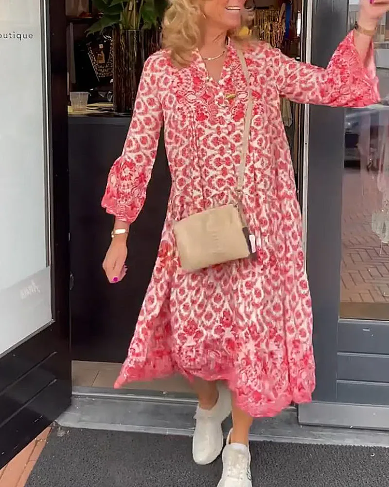 TastyHottie - Fish scale print casual dress