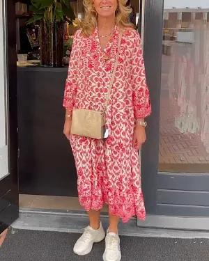 TastyHottie - Fish scale print casual dress