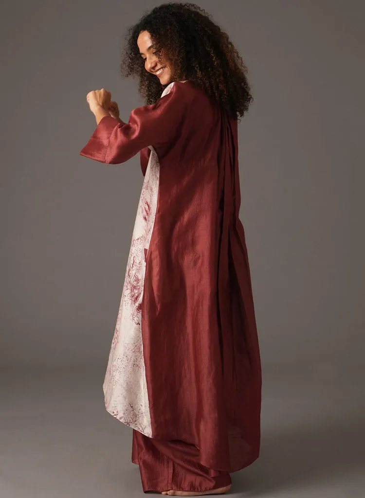 Textured Gather Dress Set