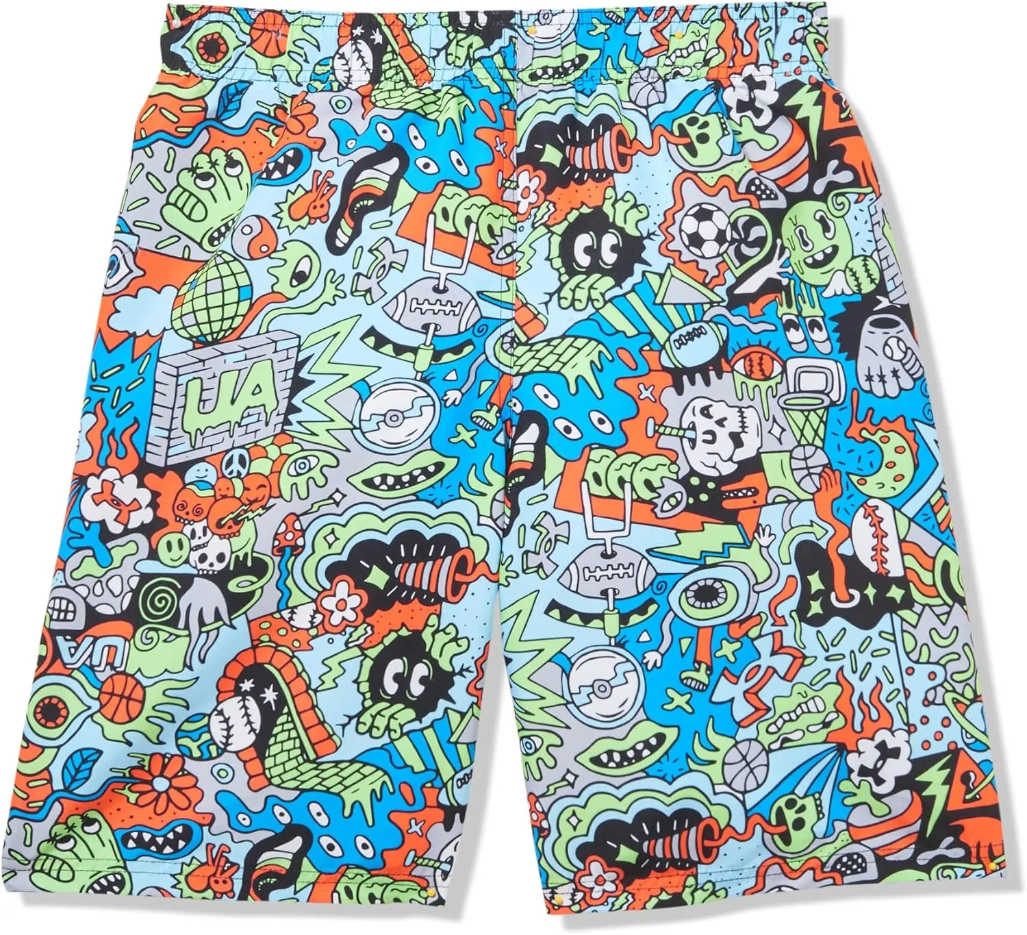 Under Armour Boys Compression Lined Volley, Swim Trunks, Shorts with Drawstring Closure & Elastic Waistband