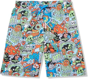 Under Armour Boys Compression Lined Volley, Swim Trunks, Shorts with Drawstring Closure & Elastic Waistband