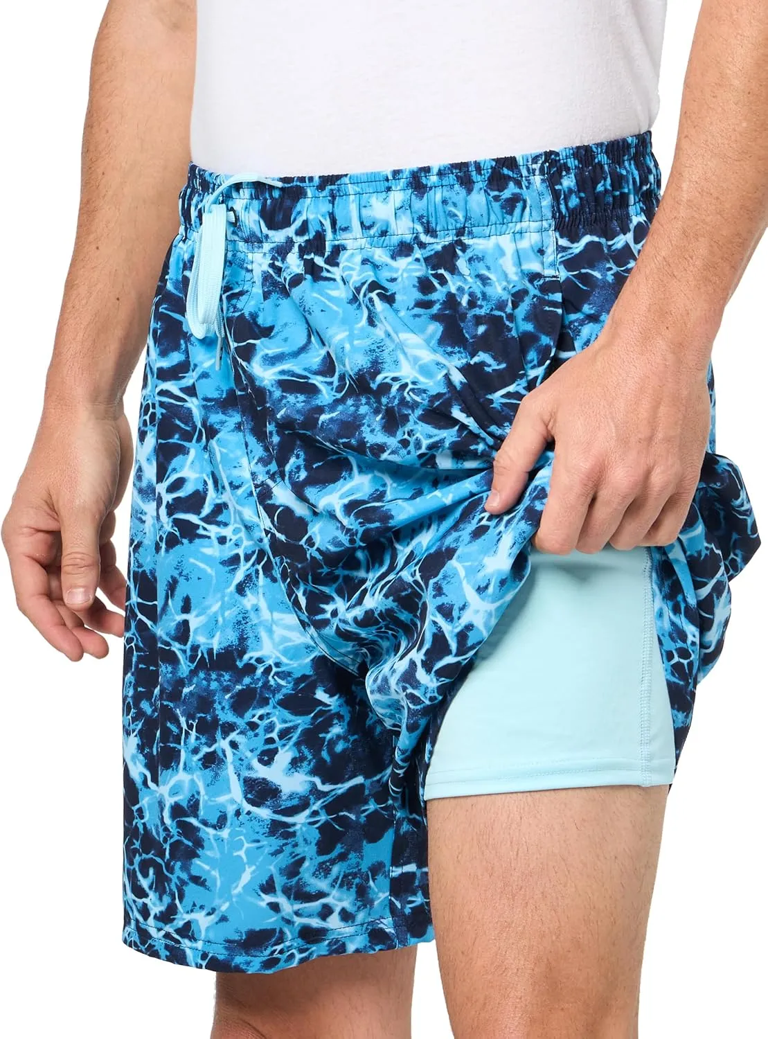 Under Armour Men's Compression Lined Volley, Swim Trunks, Shorts with Drawstring Closure & Elastic Waistband