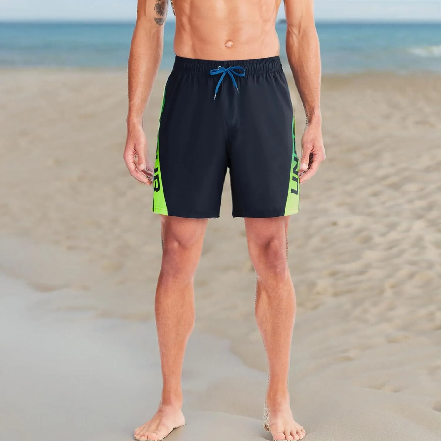 Under Armour Men's Swim Trunks, Shorts with Drawstring Closure & Elastic Waistband