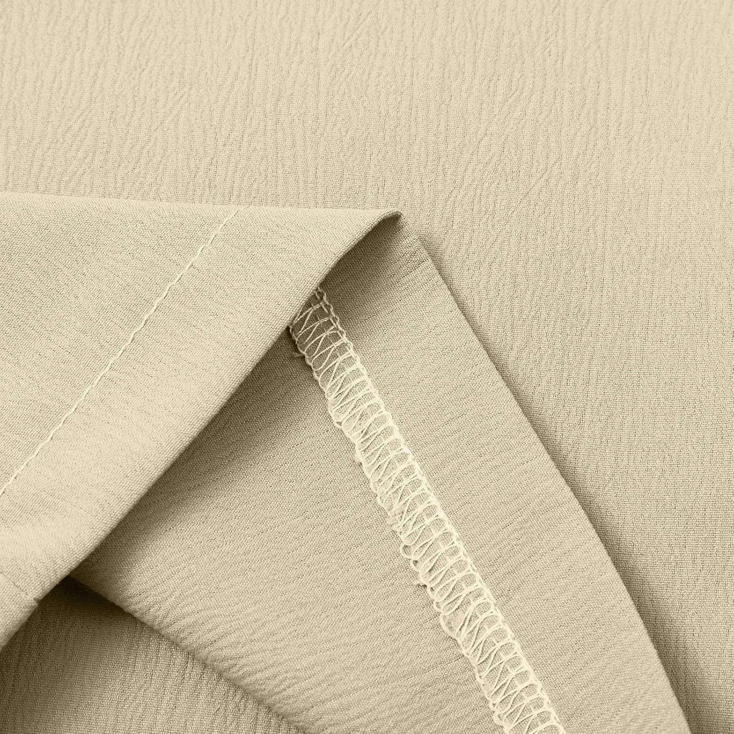 Wide Leg Palazzo Pants for Women Cotton Linen Crossover High Waisst Dressy Trousers with Pockets Lightweight Loose Yoga Pants