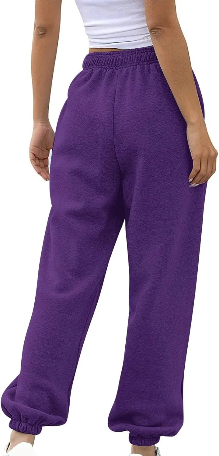 Women Linen Blend Summer Y2K Fashion Pant Trousers Elastic Waist Baggy Stretchy Loose Fit Pant Trousers Office