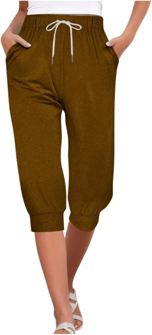 Women Linen Summer Loose Flowy Palazzo Pants High Waist Straight Loose Fit Pant Trousers Vacation