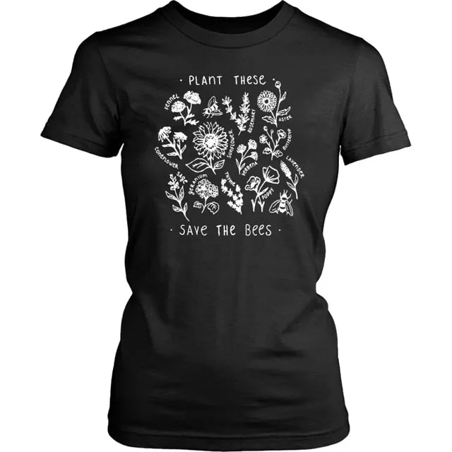 Women Plant  Floral T Shirt