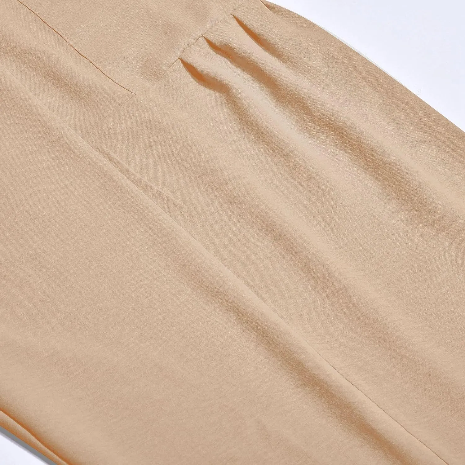 Womens Cotton Linen Summer Baggy Palazzo Pants Low Waist Lounge Pants Slim-Fit Palazzo Lounge Pants Beach
