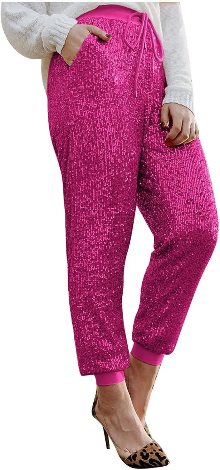 Women's Cotton Linen Summer Loose Pant Trousers Low Waist Lounge Pants Slim Fit Trouser Work Business