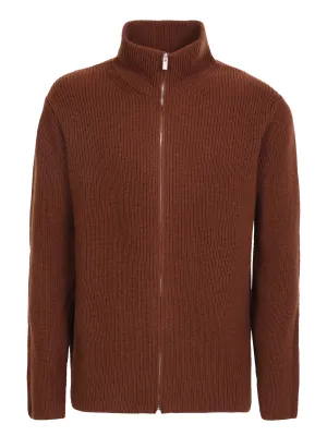 Wool-blend cardigan