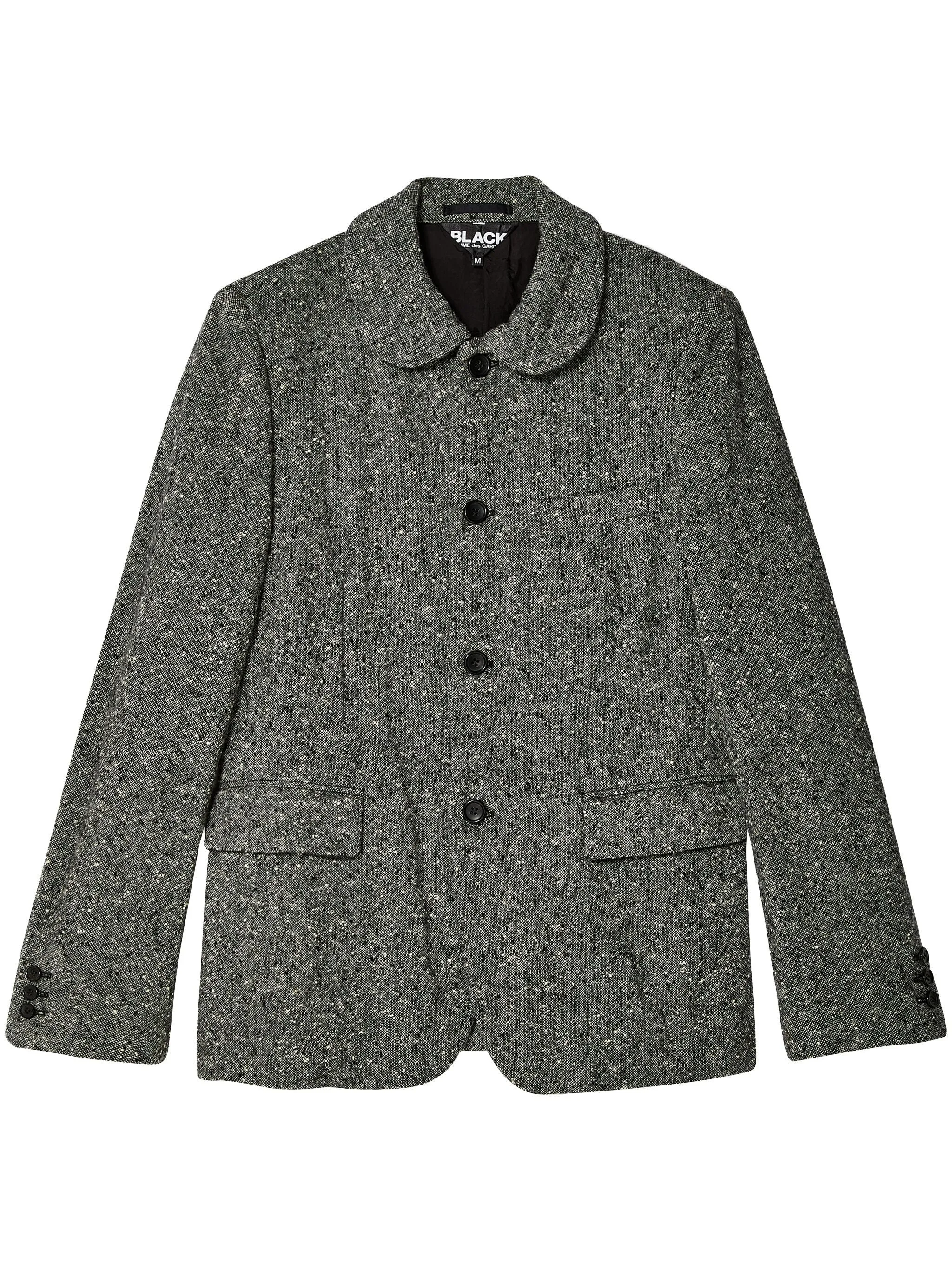 Wool Nylon Nep Tweed Jacket